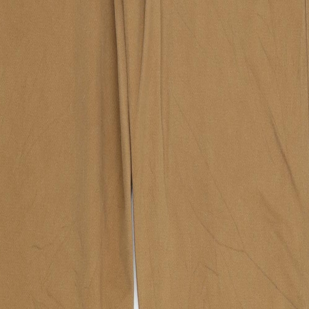 Womens UK Size 38 Preworn Regular Fit  Brown Trousers