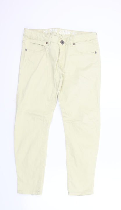 BIG STAR JEANS Womens Beige   Trousers  Size 10 L26 in