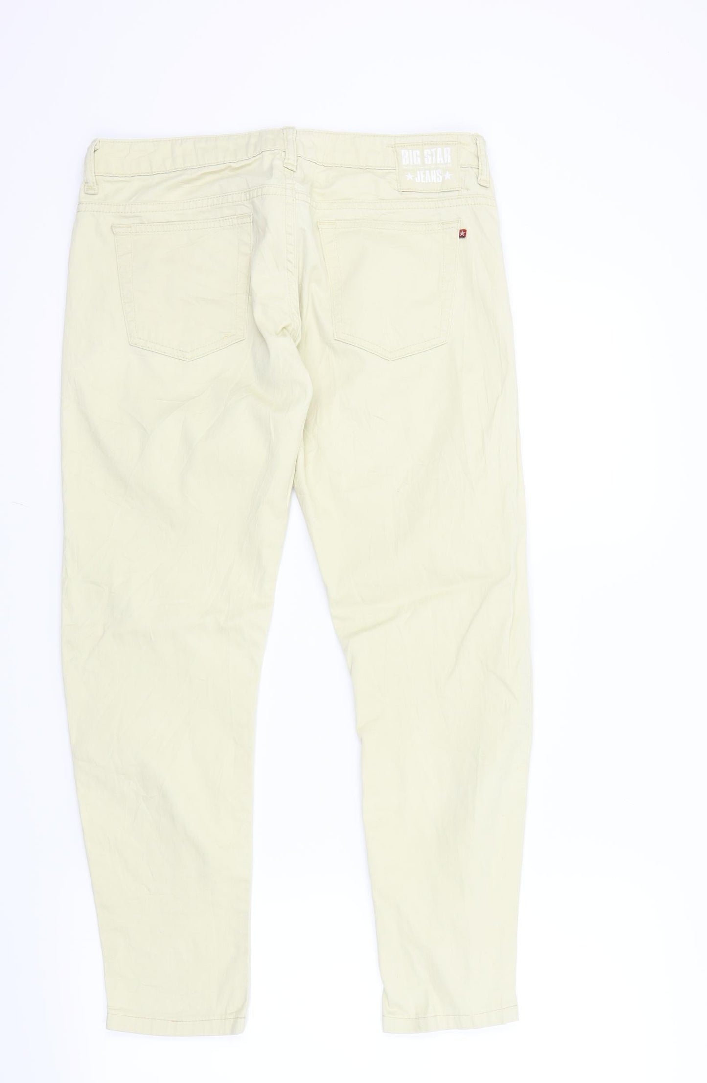 BIG STAR JEANS Womens Beige   Trousers  Size 10 L26 in