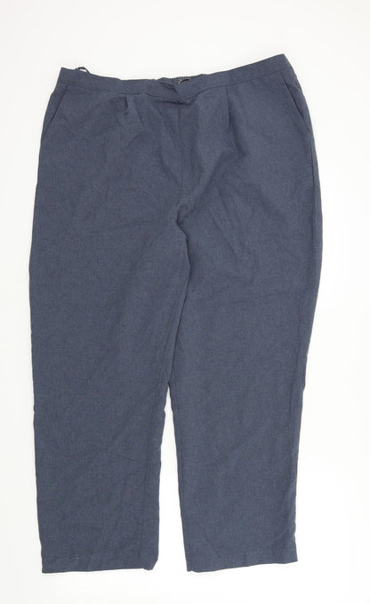 Preworn Womens Blue   Trousers  Size 20 L26 in