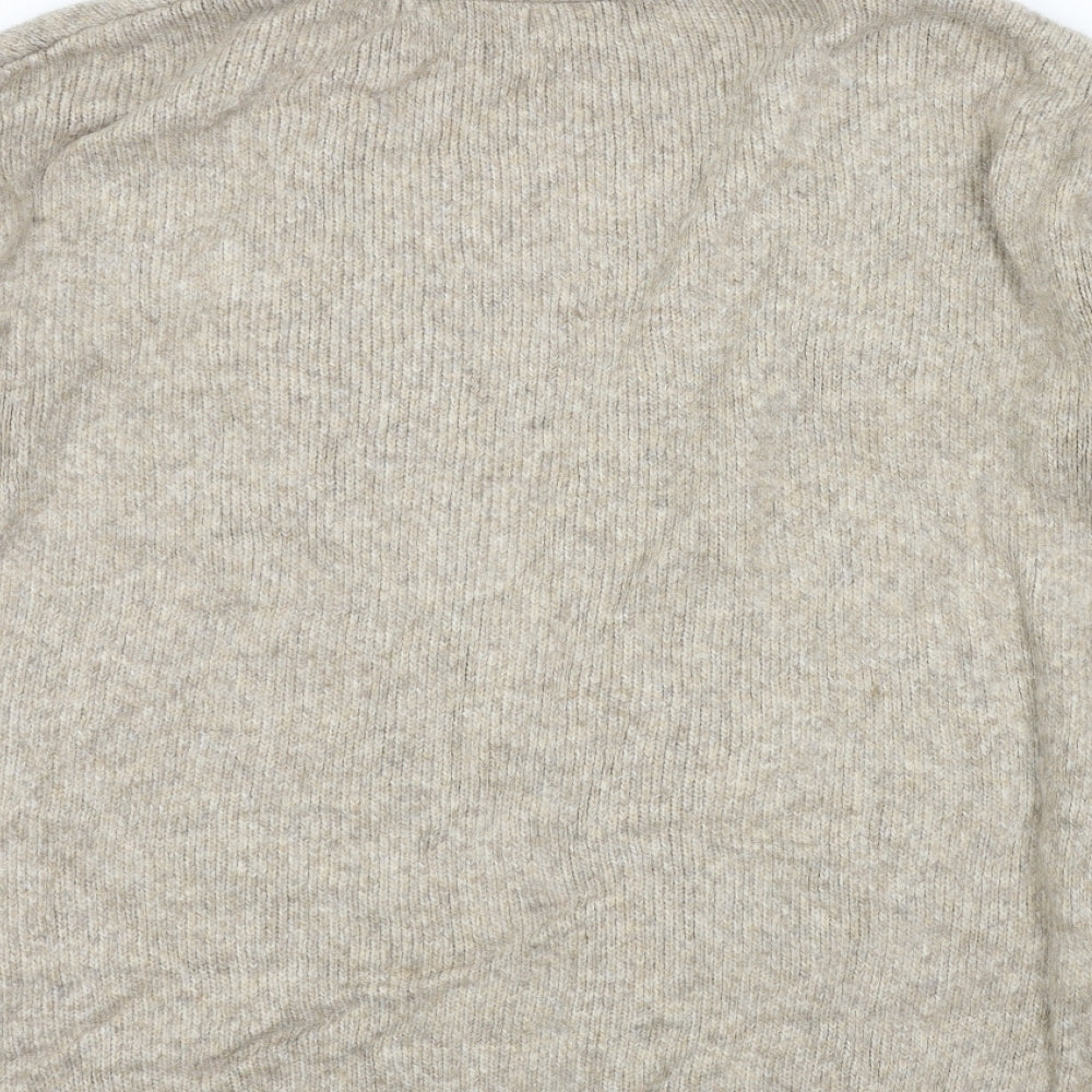 H&M Womens Beige   Cardigan Jumper Size S