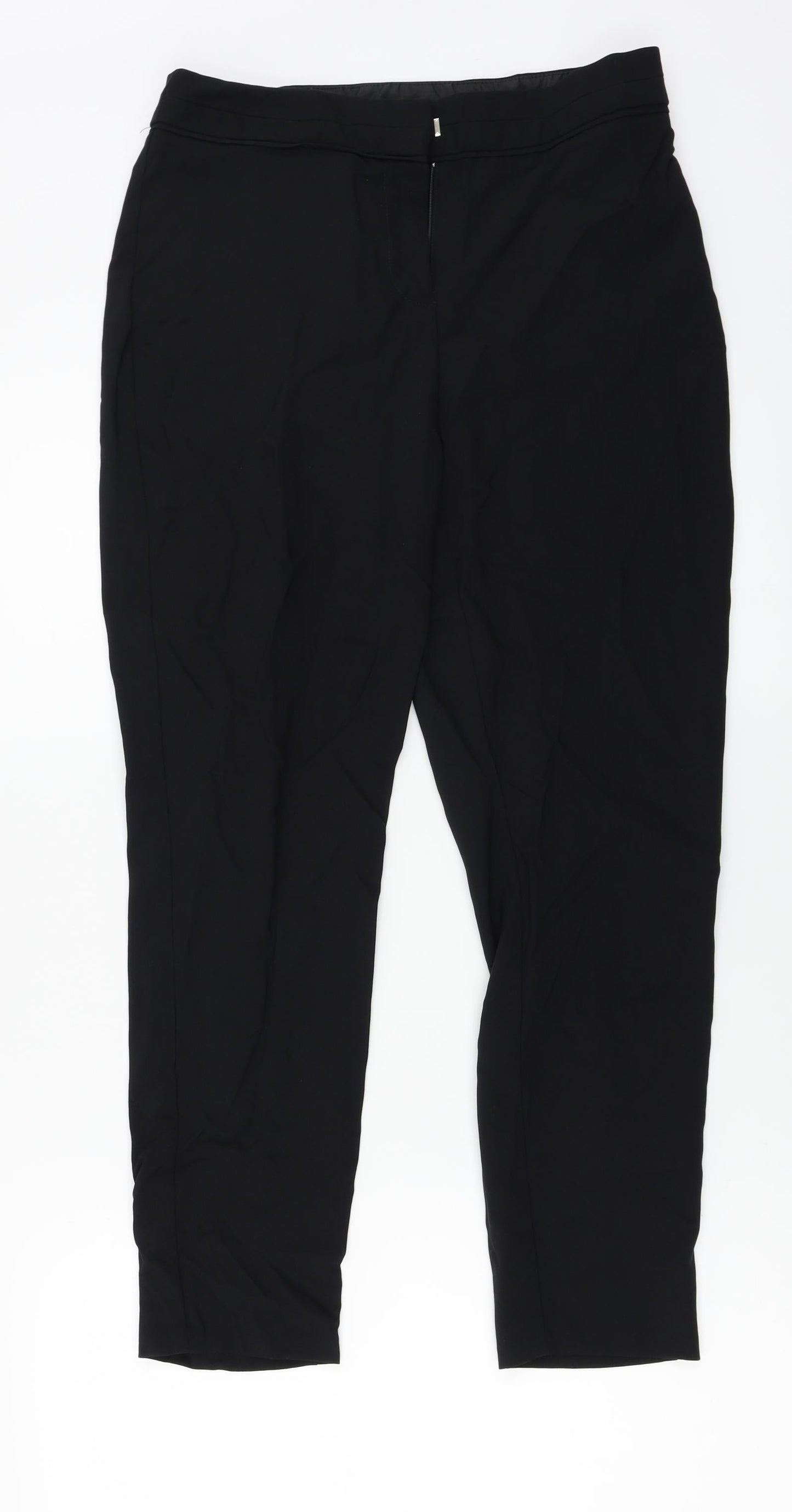 F&F  Womens Black   Trousers  Size 8 L23 in