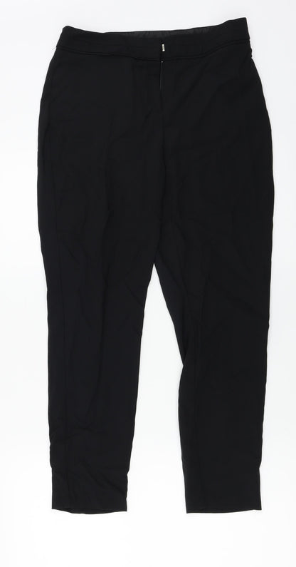 F&F  Womens Black   Trousers  Size 8 L23 in
