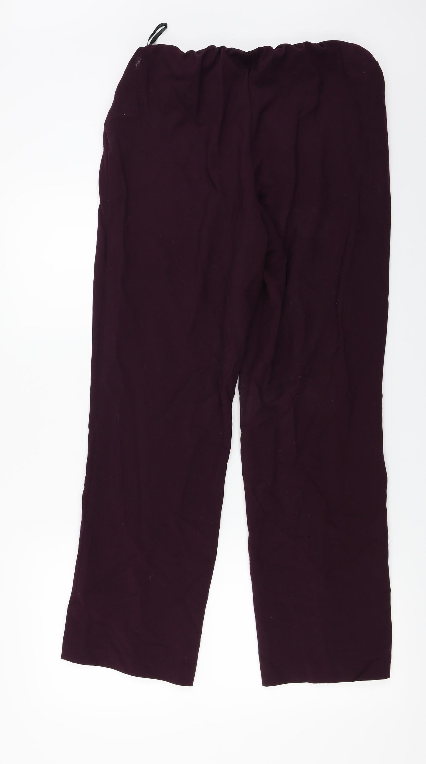 Classique  Womens Purple   Trousers  Size 14 L25 in