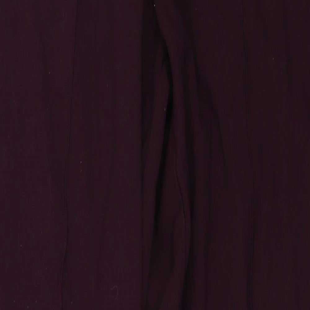 Classique  Womens Purple   Trousers  Size 14 L25 in