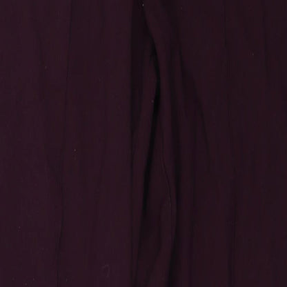Classique  Womens Purple   Trousers  Size 14 L25 in