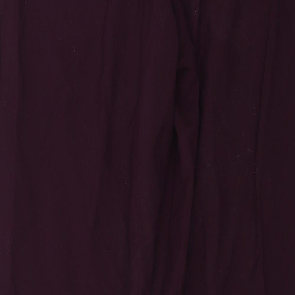 Classique  Womens Purple   Trousers  Size 14 L25 in