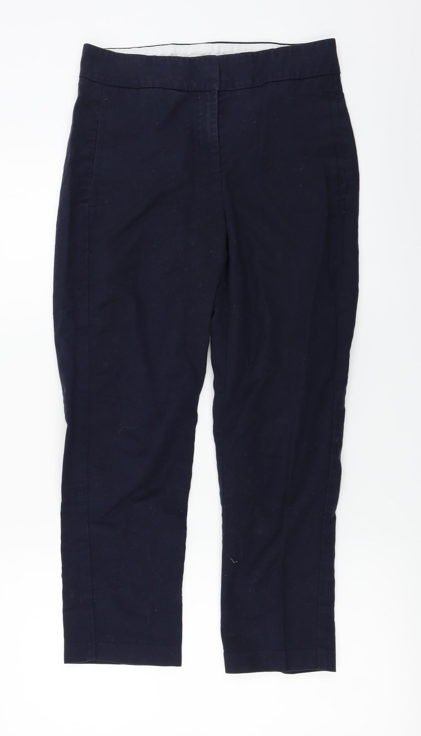 Womens UK Size 8 Marks and Spencer Regular Fit  Blue Trousers
