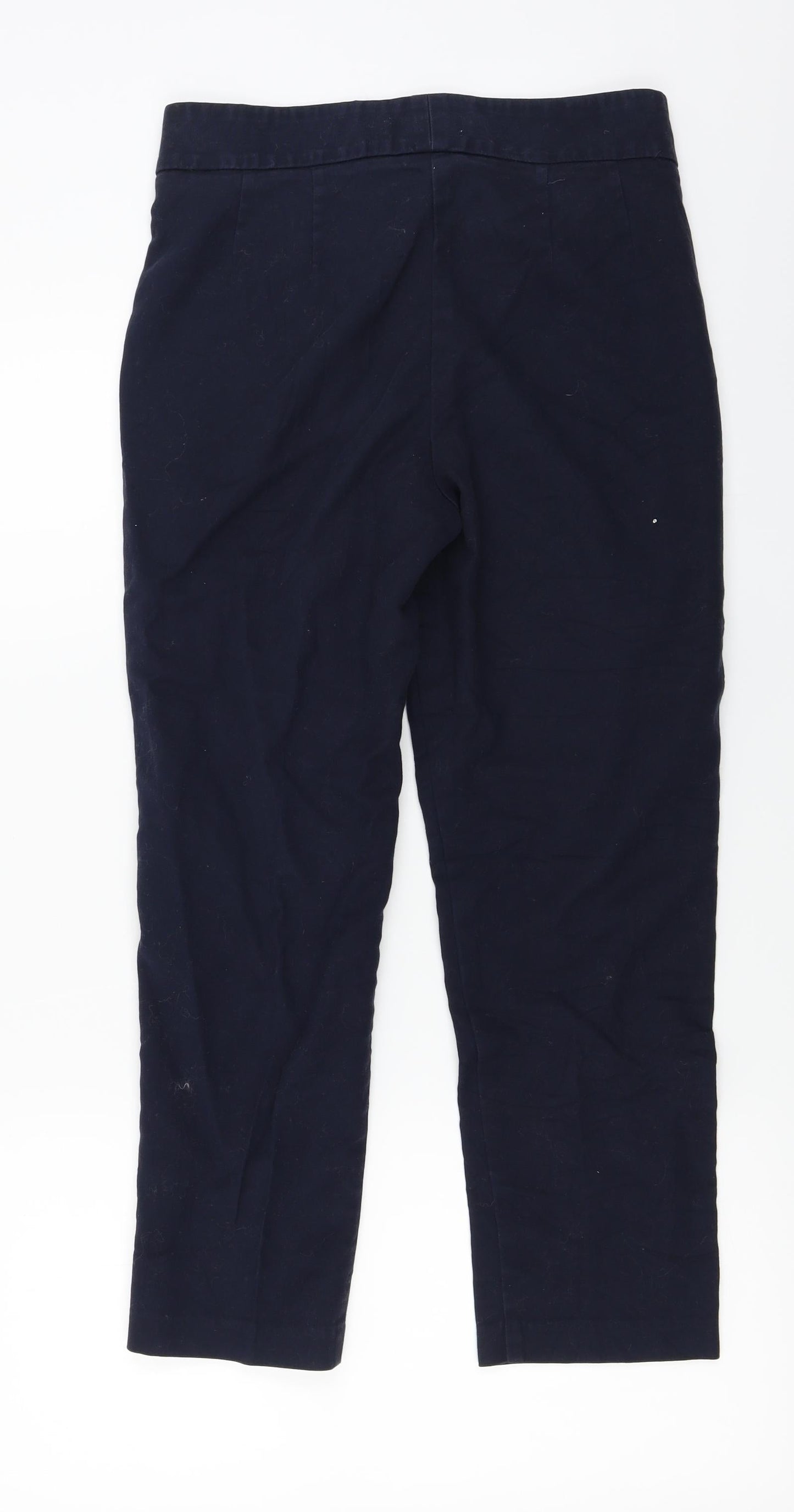 Womens UK Size 8 Marks and Spencer Regular Fit  Blue Trousers