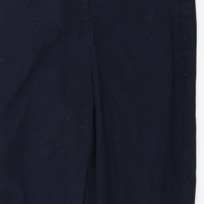 Womens UK Size 8 Marks and Spencer Regular Fit  Blue Trousers