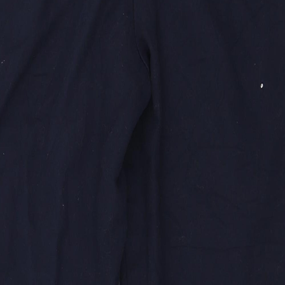 Womens UK Size 8 Marks and Spencer Regular Fit  Blue Trousers