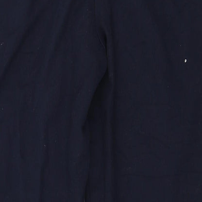Womens UK Size 8 Marks and Spencer Regular Fit  Blue Trousers