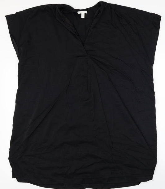 H&M  Womens Black   Basic Blouse Size M