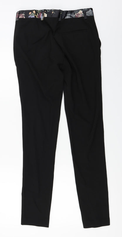 Womens UK Size 30 in ASOS Regular Fit  Black Trousers