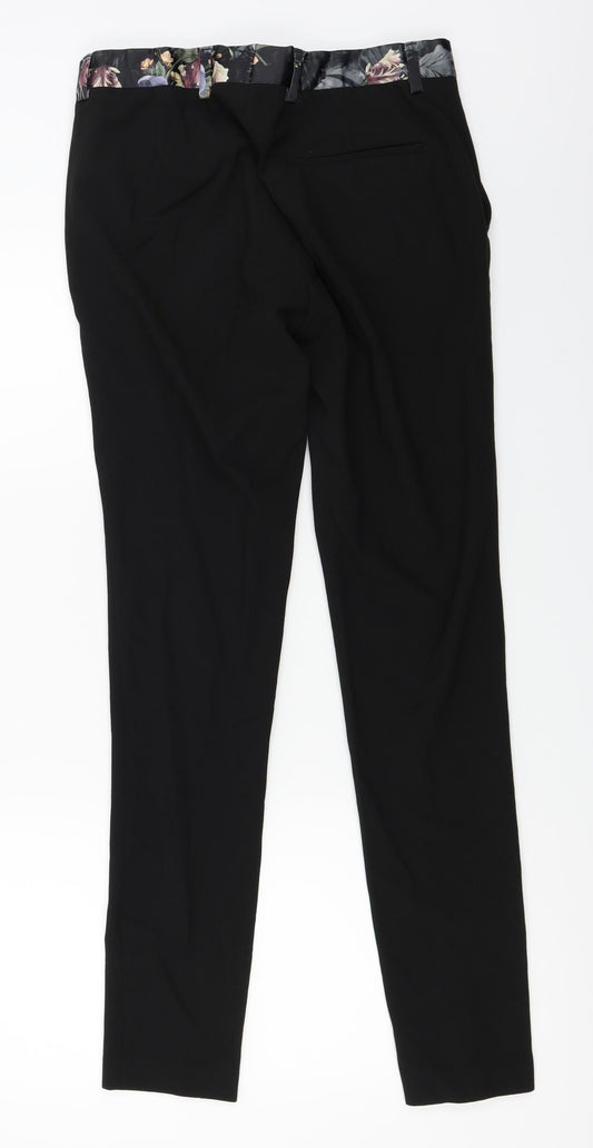 Womens UK Size 30 in ASOS Regular Fit  Black Trousers