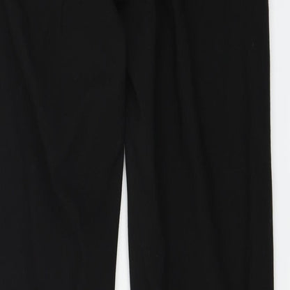 Womens UK Size 30 in ASOS Regular Fit  Black Trousers