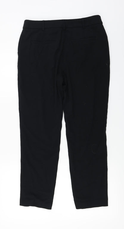 Womens UK Size 12 Marks and Spencer Regular Fit  Black Trousers
