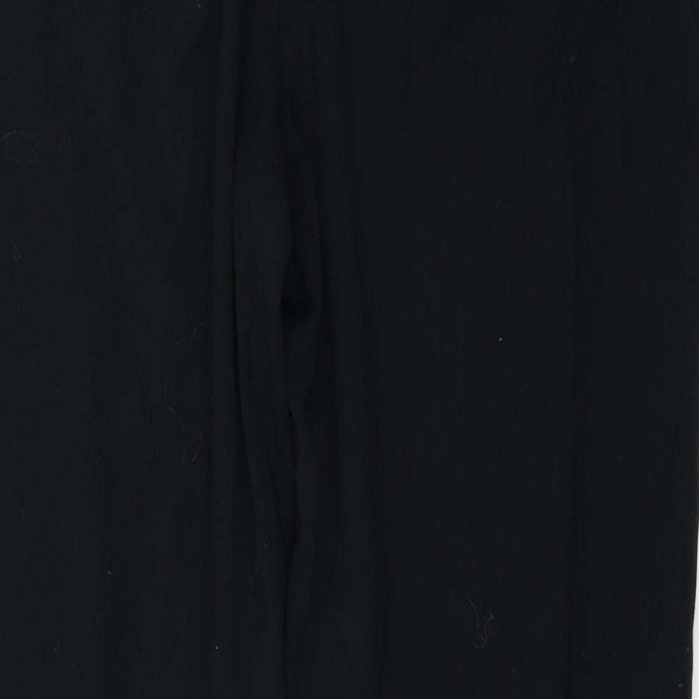 Womens UK Size 12 Marks and Spencer Regular Fit  Black Trousers