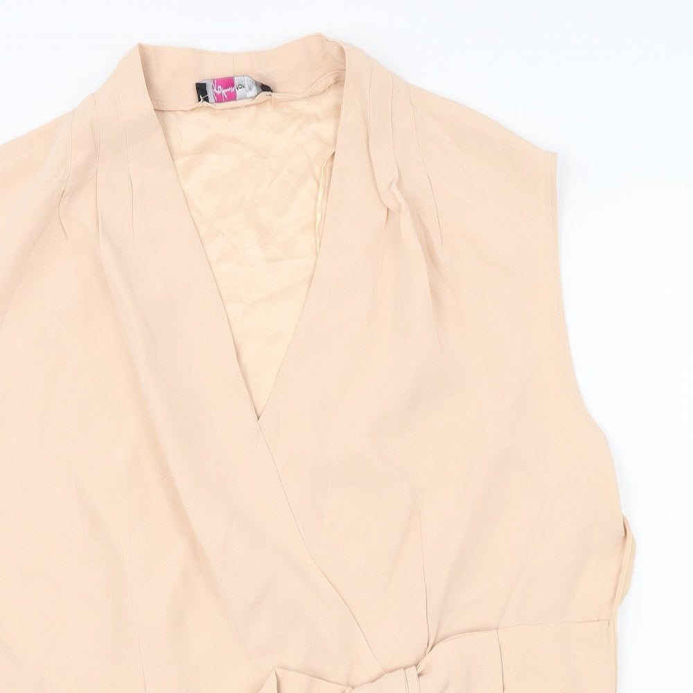 TU Womens Pink   Basic Blouse Size 14