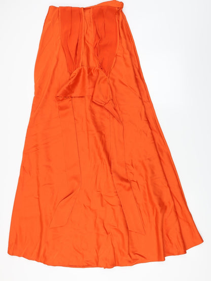Nasty Gal  Womens Orange   A-Line Skirt Size 4