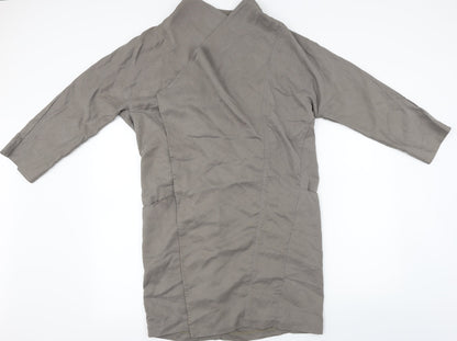 Zara Womens Grey   Cardigan Jumper Size S