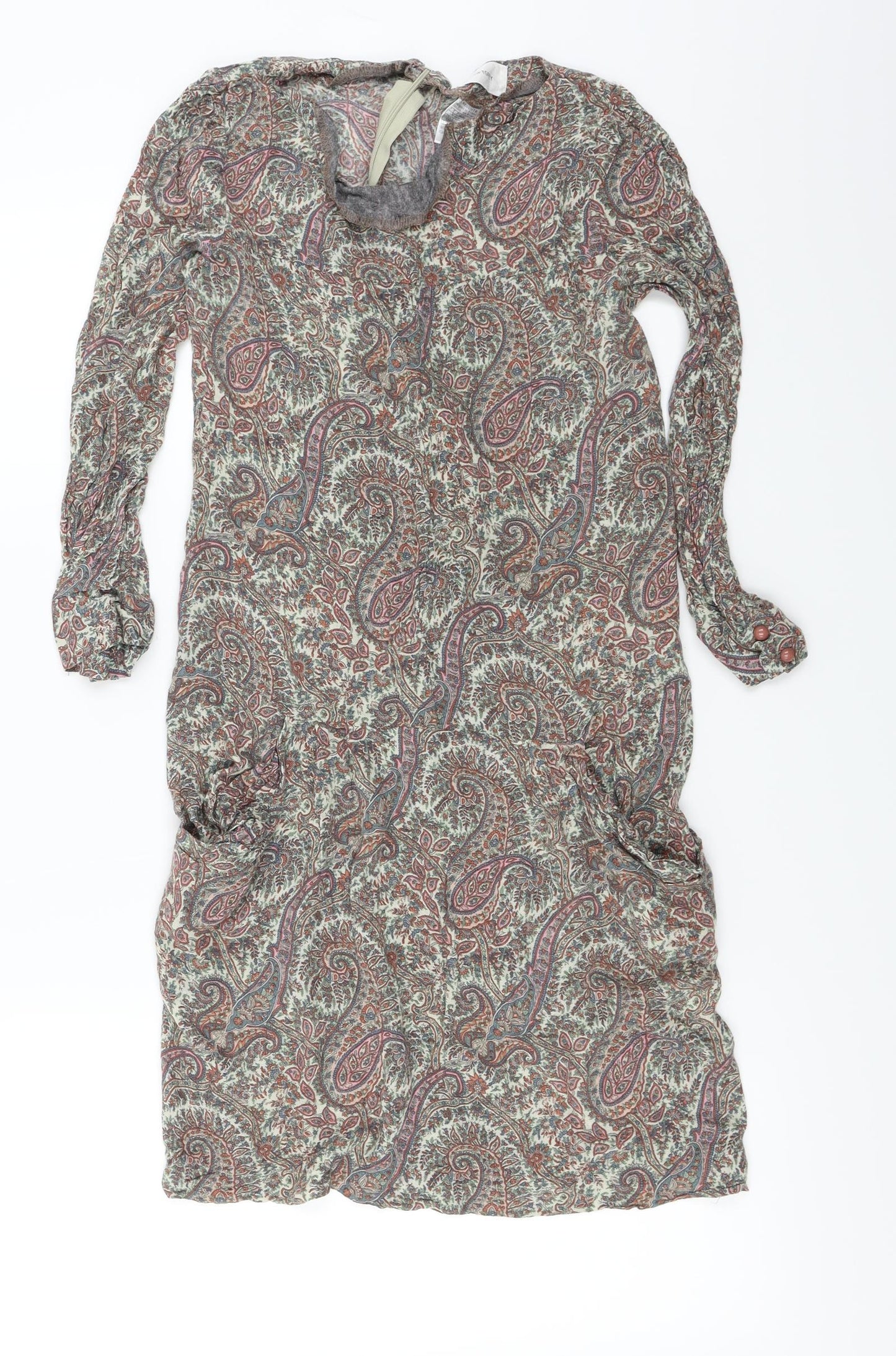 SOFT GREY  Womens Red Floral  Bodycon  Size 6