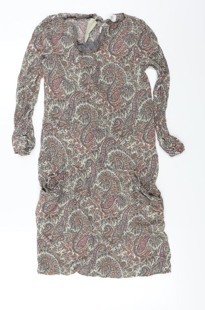 SOFT GREY  Womens Red Floral  Bodycon  Size 6