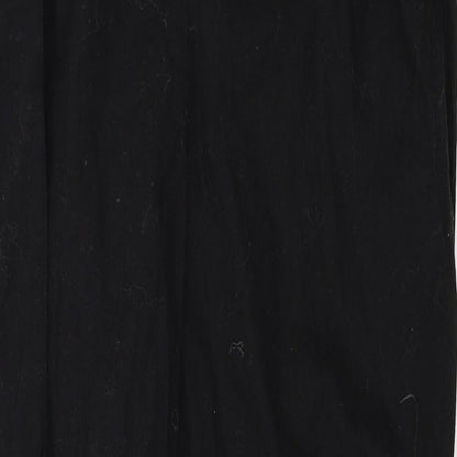 Womens UK Size 10 ASOS Regular Fit  Black Trousers