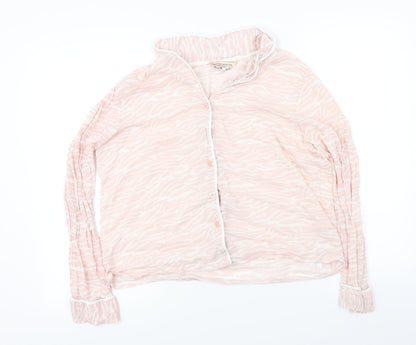 Womens UK Size M Dorothy Perkins Pink Basic Button-Up
