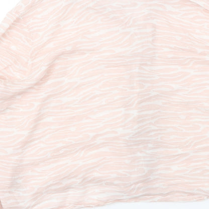 Womens UK Size M Dorothy Perkins Pink Basic Button-Up