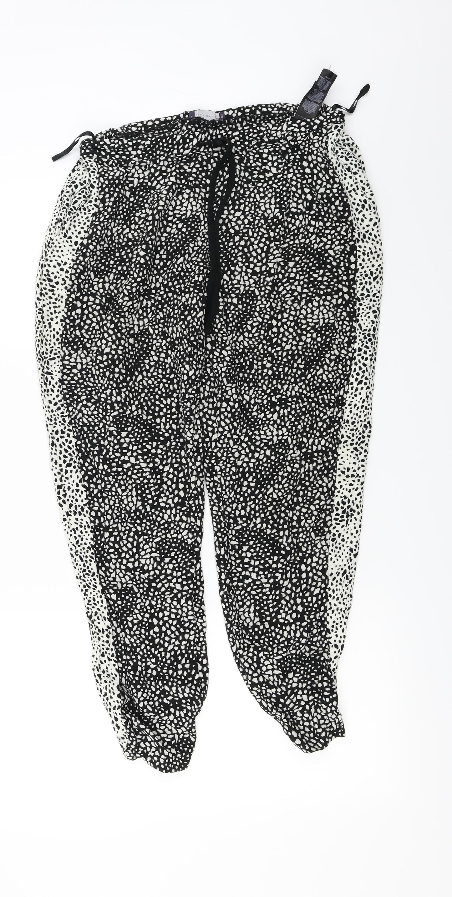 Womens UK Size 12 Marks and Spencer Regular Fit  White Trousers