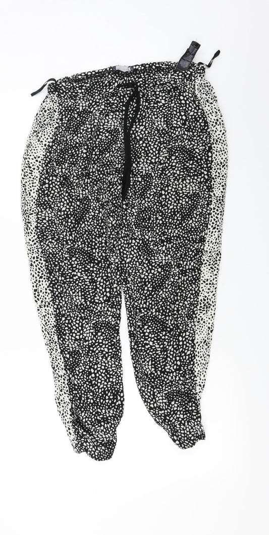 Womens UK Size 12 Marks and Spencer Regular Fit  White Trousers