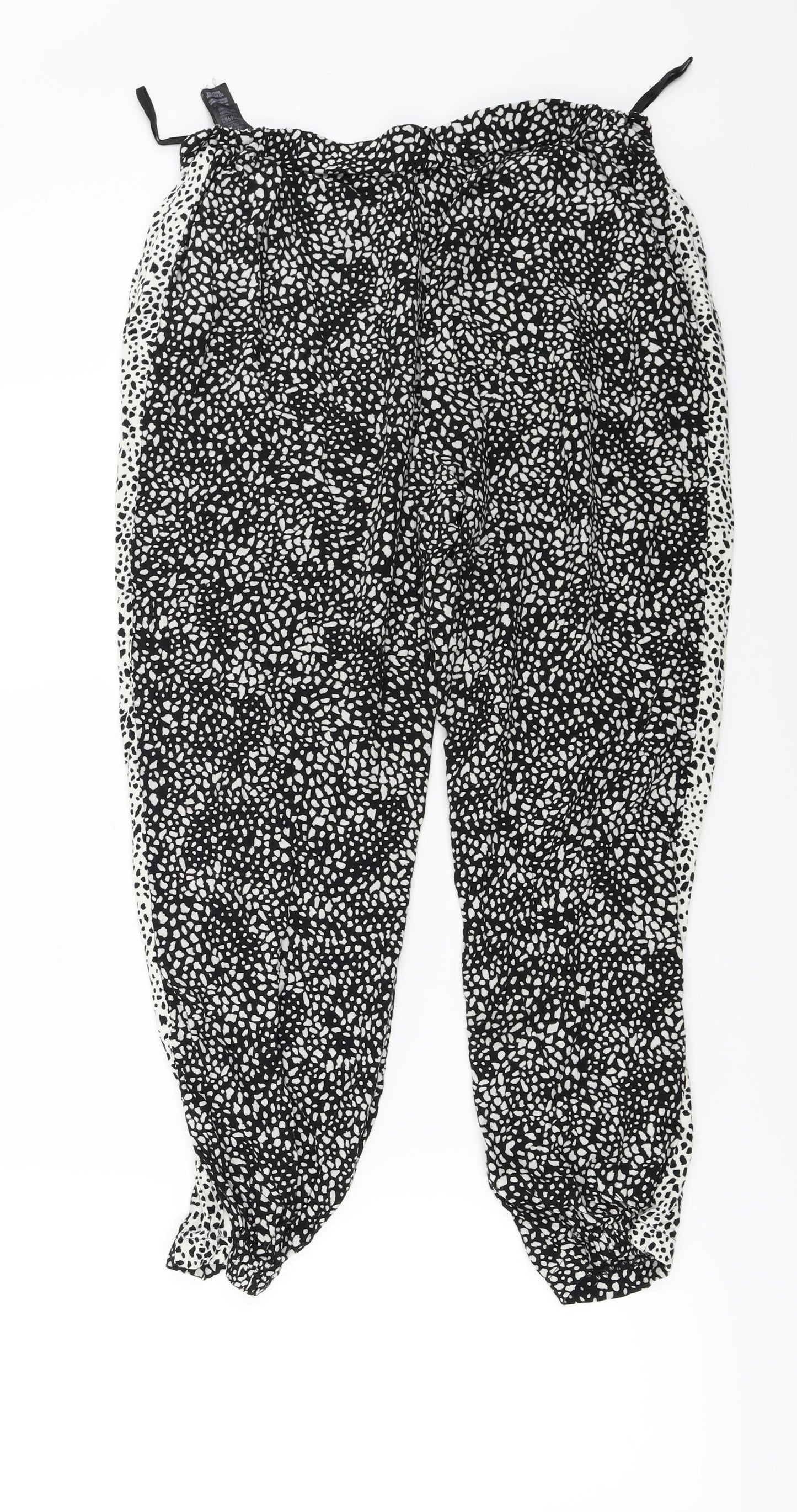 Womens UK Size 12 Marks and Spencer Regular Fit  White Trousers