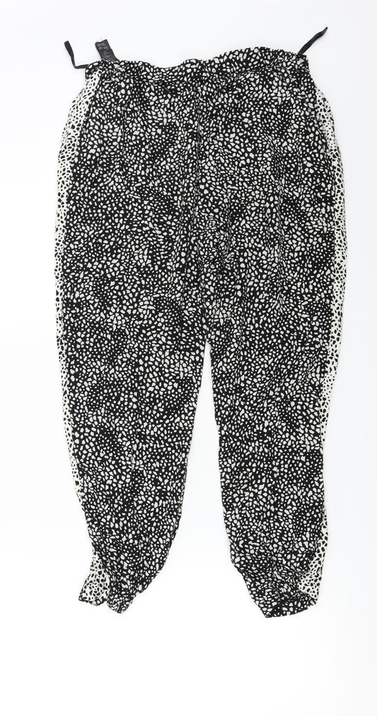 Womens UK Size 12 Marks and Spencer Regular Fit  White Trousers