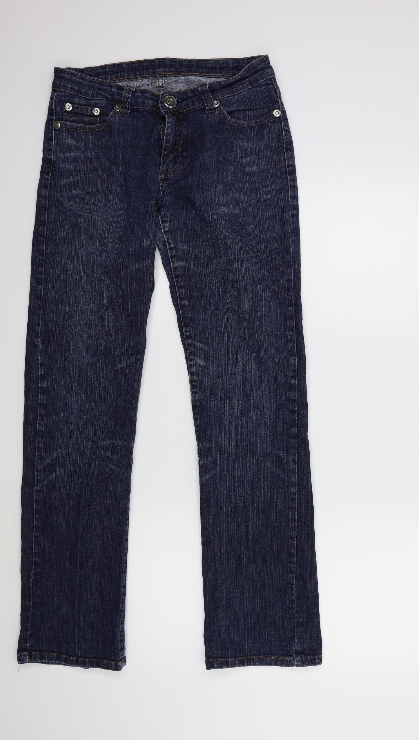 sugar and spice Womens Blue  Denim Straight Jeans Size 28 in L29 in