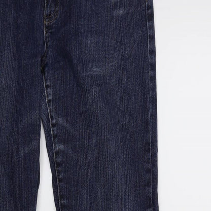 sugar and spice Womens Blue  Denim Straight Jeans Size 28 in L29 in
