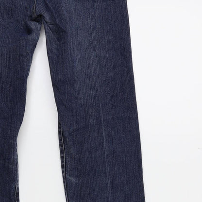 sugar and spice Womens Blue  Denim Straight Jeans Size 28 in L29 in