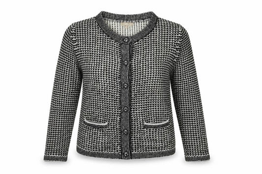 Soon Womens Black  Knit Cardigan Jumper Size 12