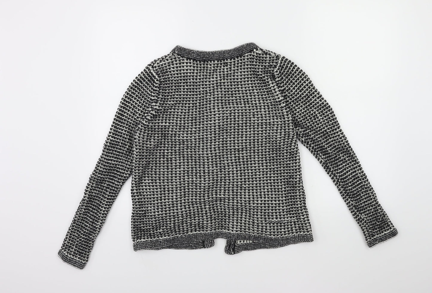 Soon Womens Black  Knit Cardigan Jumper Size 12