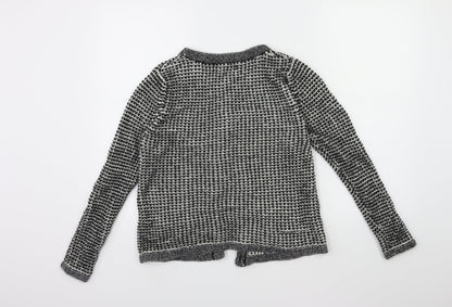 Soon Womens Black  Knit Cardigan Jumper Size 12