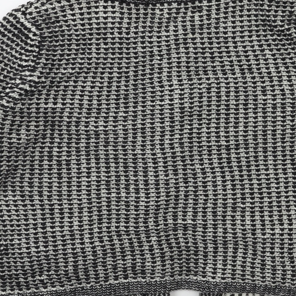 Soon Womens Black  Knit Cardigan Jumper Size 12