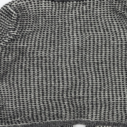 Soon Womens Black  Knit Cardigan Jumper Size 12