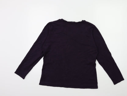 TIGI Womens Purple   Pullover Jumper Size 14