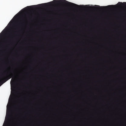 TIGI Womens Purple   Pullover Jumper Size 14