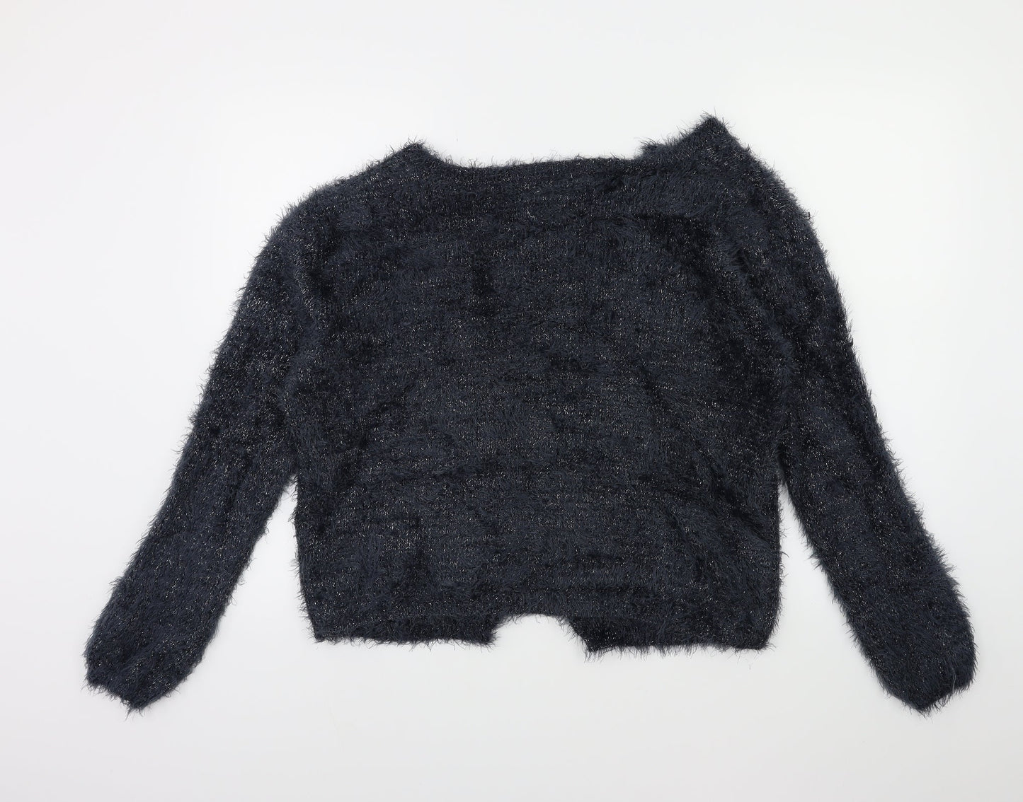 Zara Girls Grey   Cardigan Jumper Size 13 Years
