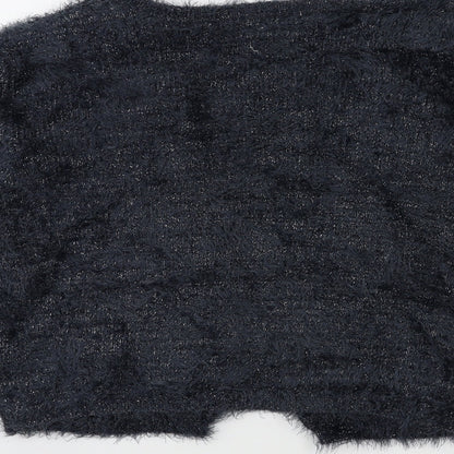 Zara Girls Grey   Cardigan Jumper Size 13 Years