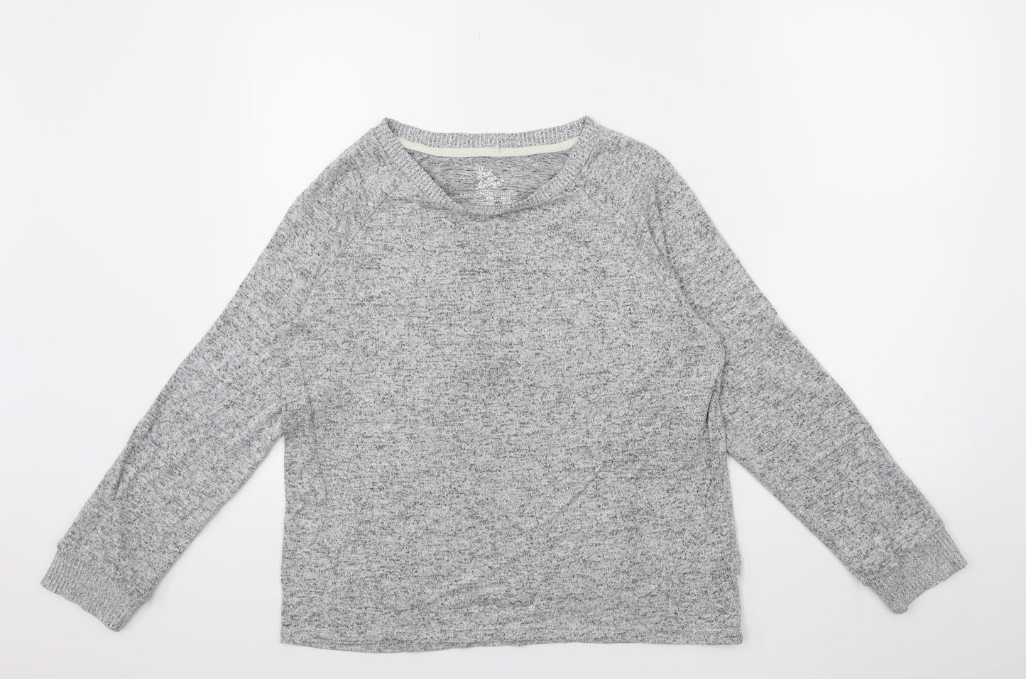 Love To Lounge Womens Grey   Pullover Sweatshirt Size 12