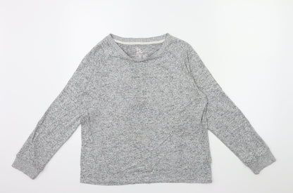 Love To Lounge Womens Grey   Pullover Sweatshirt Size 12