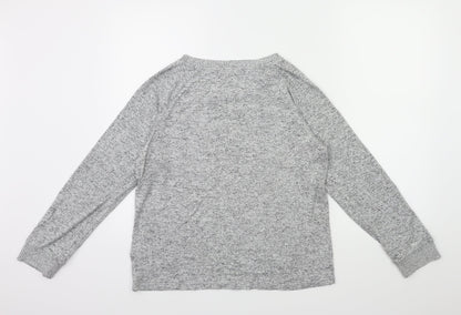 Love To Lounge Womens Grey   Pullover Sweatshirt Size 12
