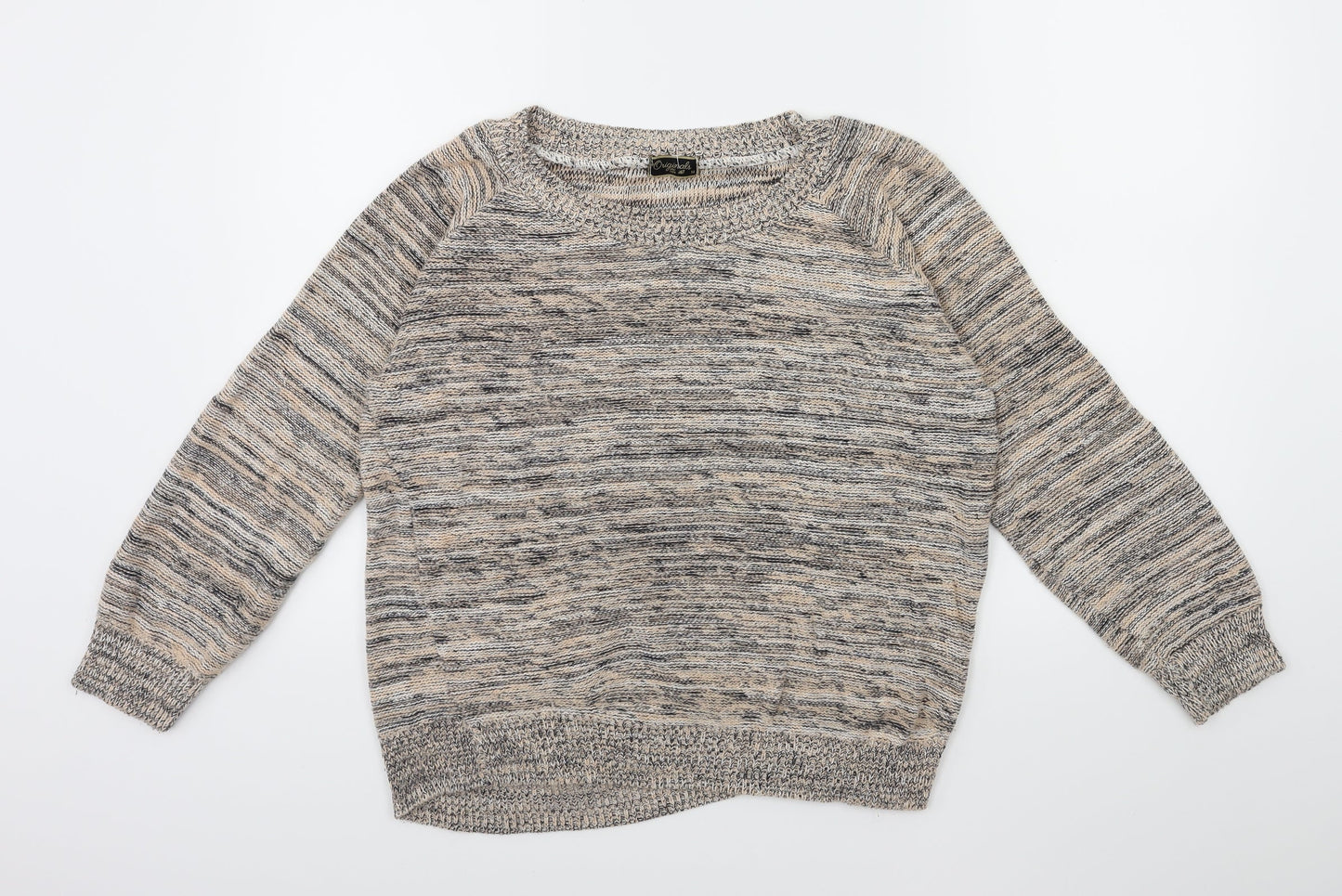 Originals  Womens Beige  Knit Pullover Jumper Size M